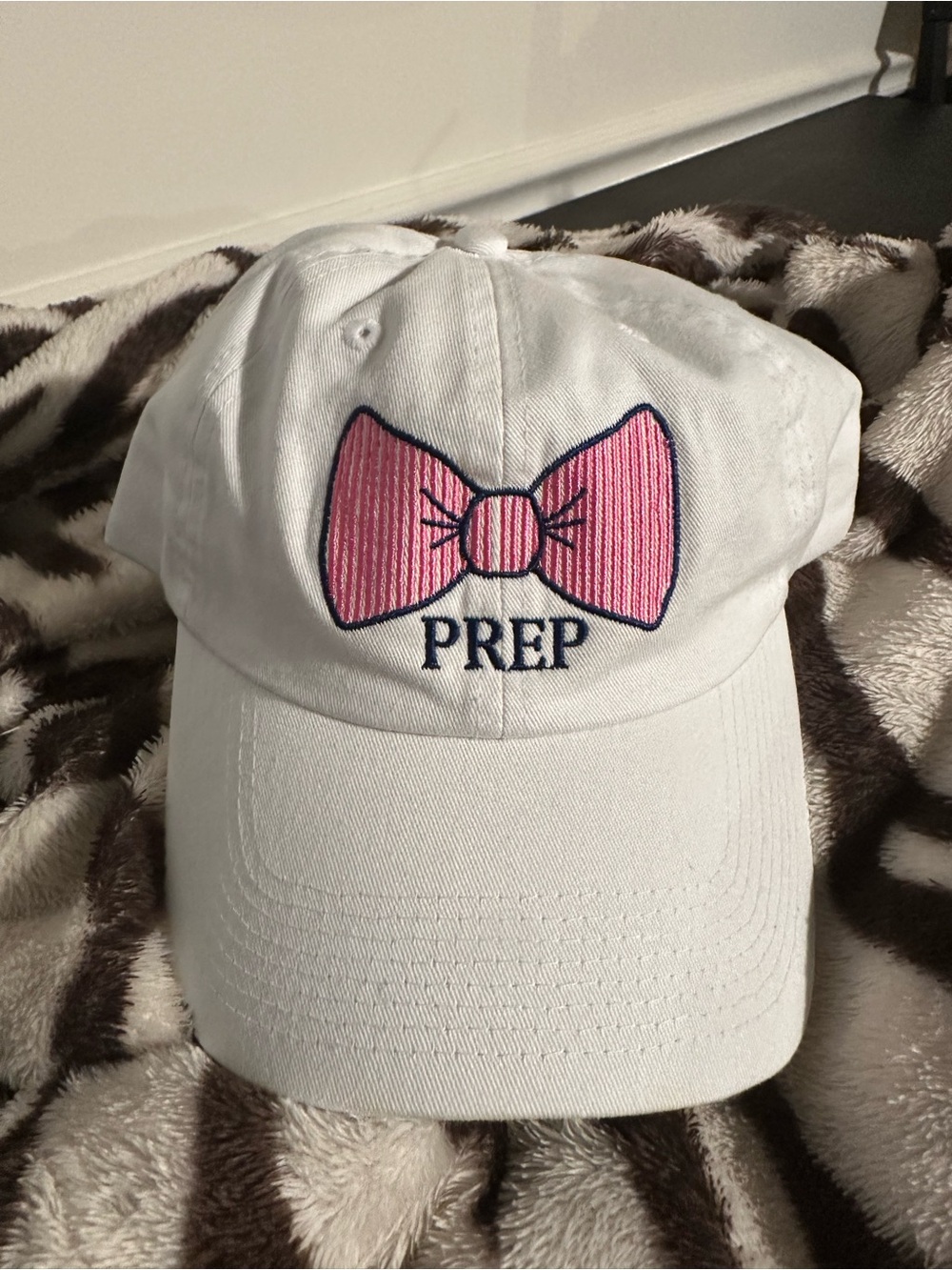 Women’s White “Prep” Adjustable Hat